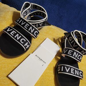 Givenchy Cross Strap Sandal Flat